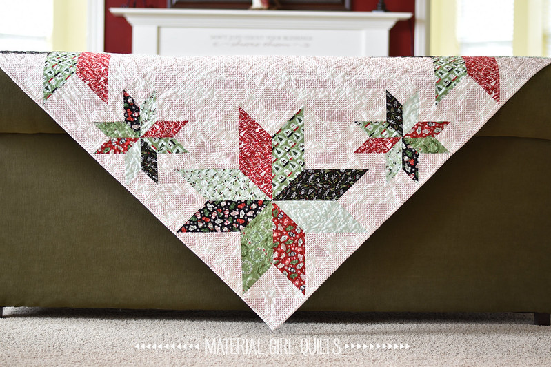 Star of Wonder Quilt made with Comfort & Joy fabric from Riley Blake Designs