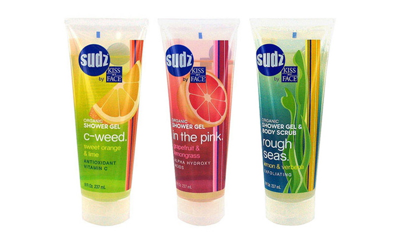 Sudz Shower Gels Packaging