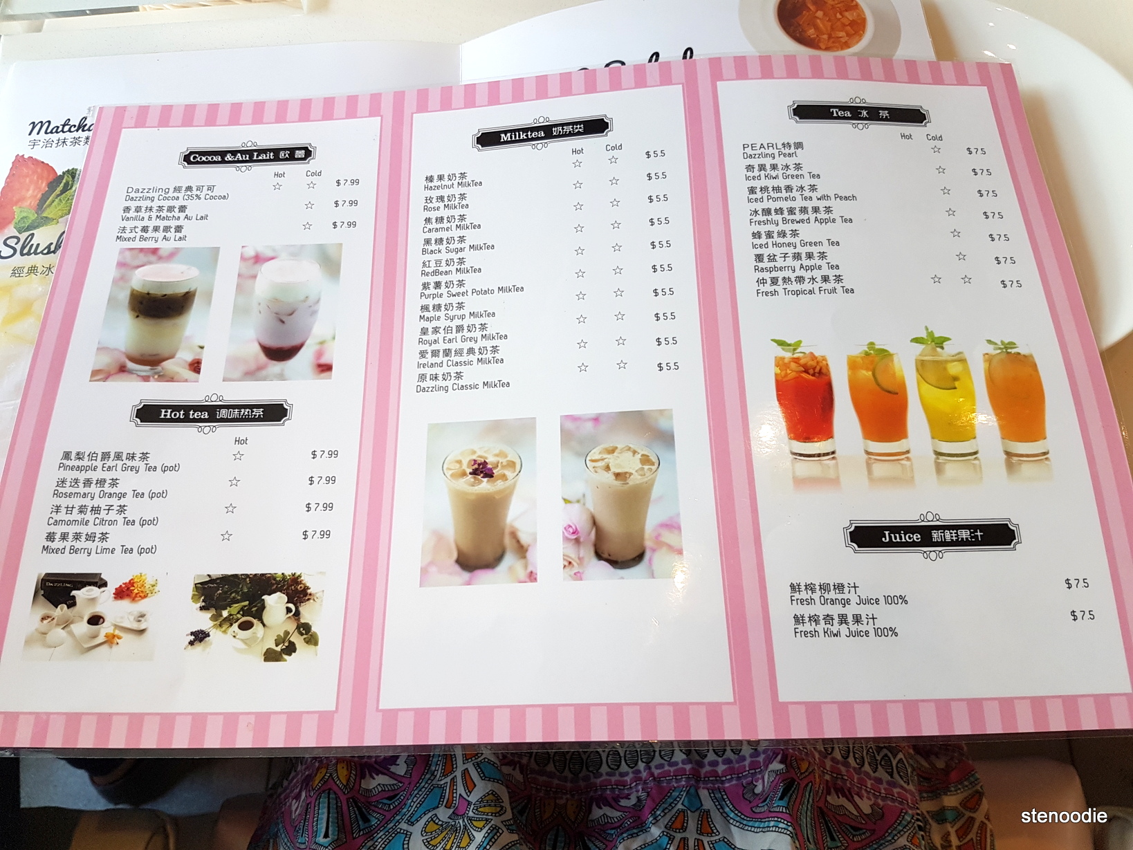  Dazzling Café menus