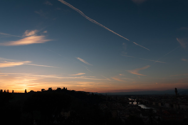 Sunset at Piazzale Michelangelo, Florence