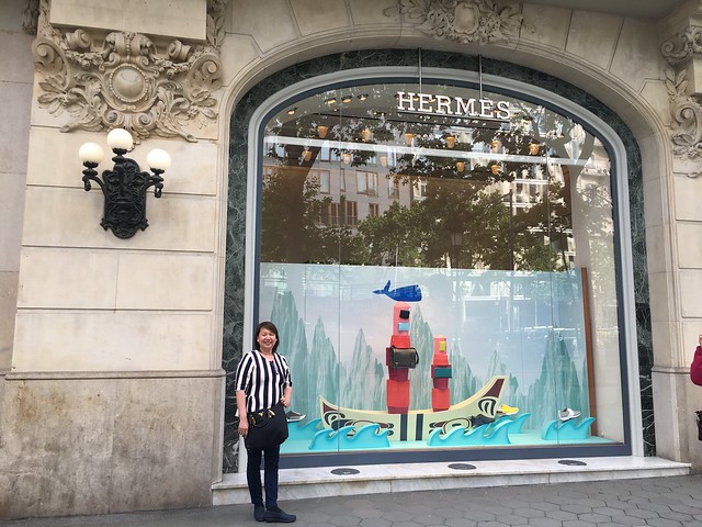 Hermes boutique in Barcelona