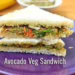 Indian Avocado sandwich recipe