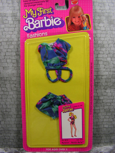 1981 Barbie My First Barbie Fashions Asst 5169 No 3676 (1)