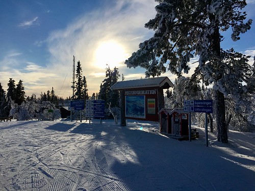 It was a beautiful day for skiing at Klövsjö!