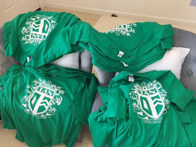 reunion 174 green t-shirts