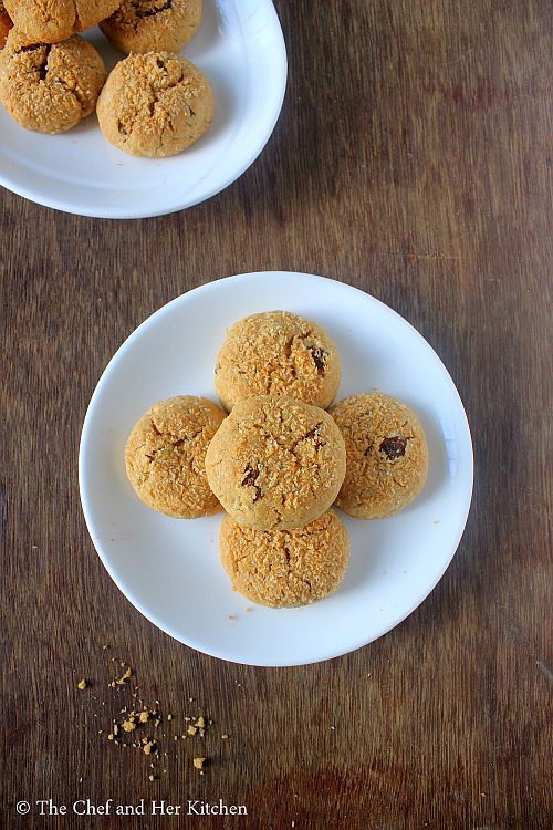 whole wheat coconut cookies