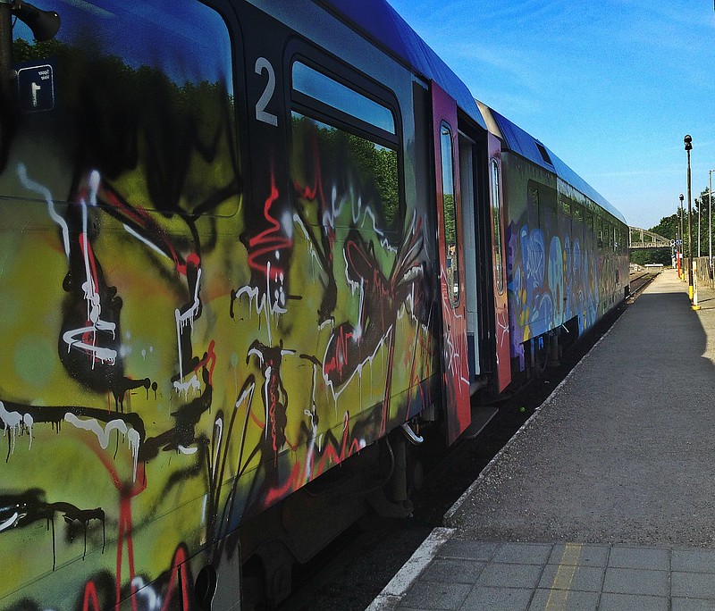 The graffiti train