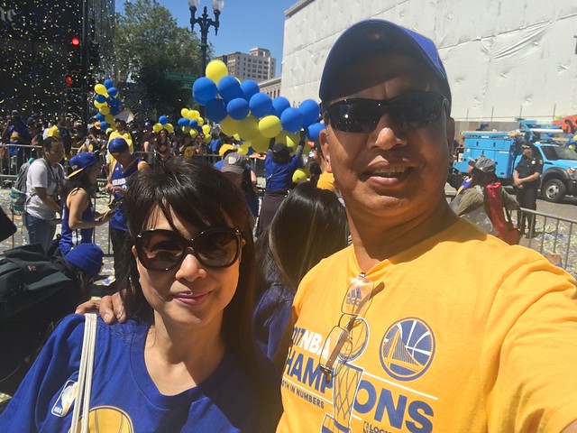 OMB & ECY @ the warriors parade June 15, 2017