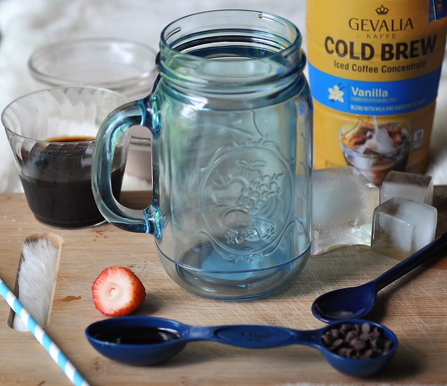 Delicious & Customizable Make At Home Neopolitan Iced Coffee Recipe #GevaliaBaristaAtWM
