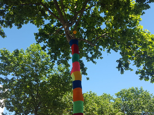 Yarn bombing pour Tricot'Onze