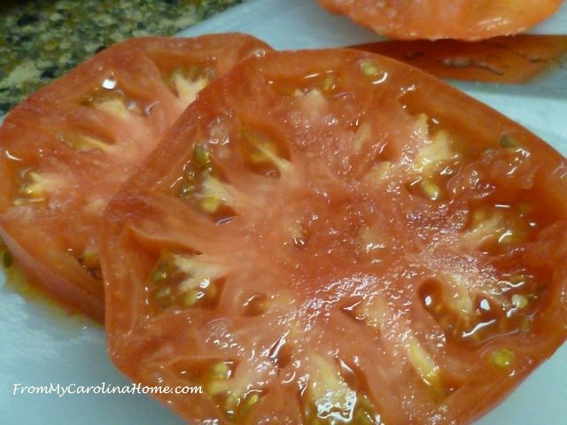 Heirloom Tomatoes at From My Carolina Home