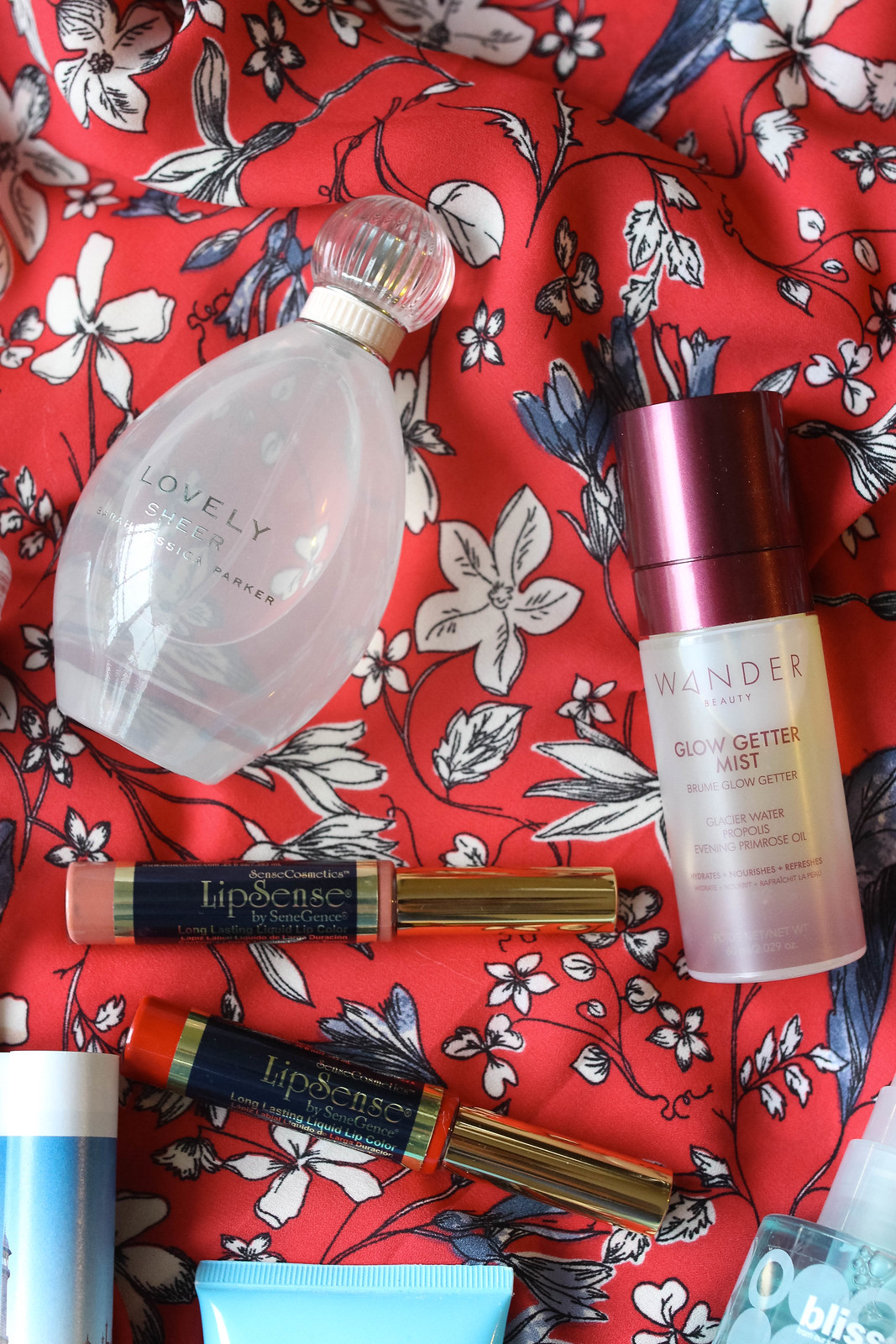 My May Beauty Essentials Lipsense Liquid Lipstick in Blu-Red and Apple Cider Review Living After Midnite Jackie Giardina