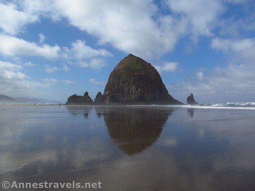Haystack Rock from Cannon Beach, Oregon