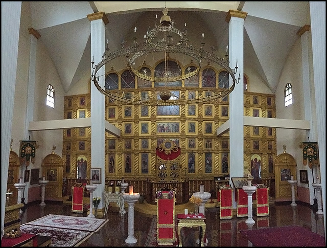 Inside Orthodox Church in Phuket