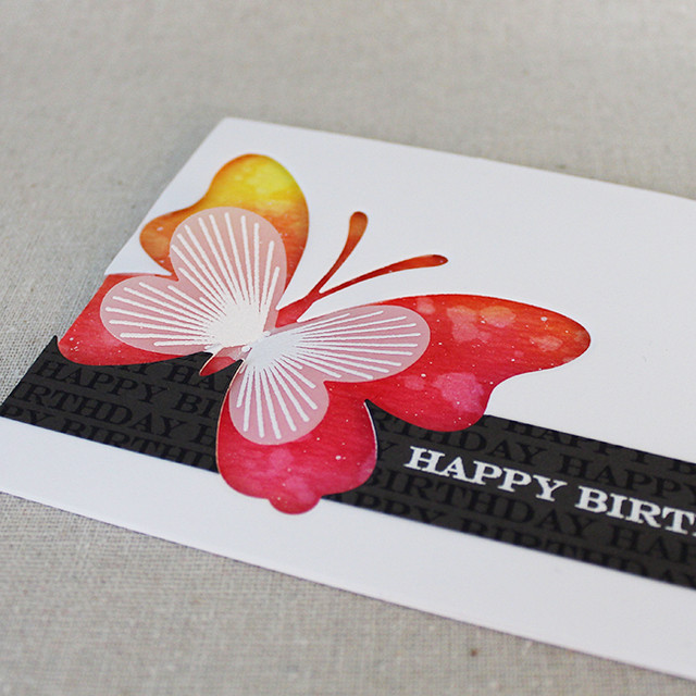 Happy Birthday Butterfly Card 2