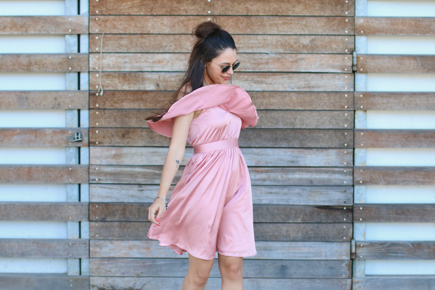 vestido rosa