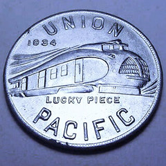 1934 Union Pacific Alcoa Aluminum Medal obverse