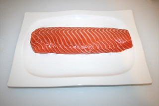 01 - Zutat Lachsfilet / Ingredient salmon filet