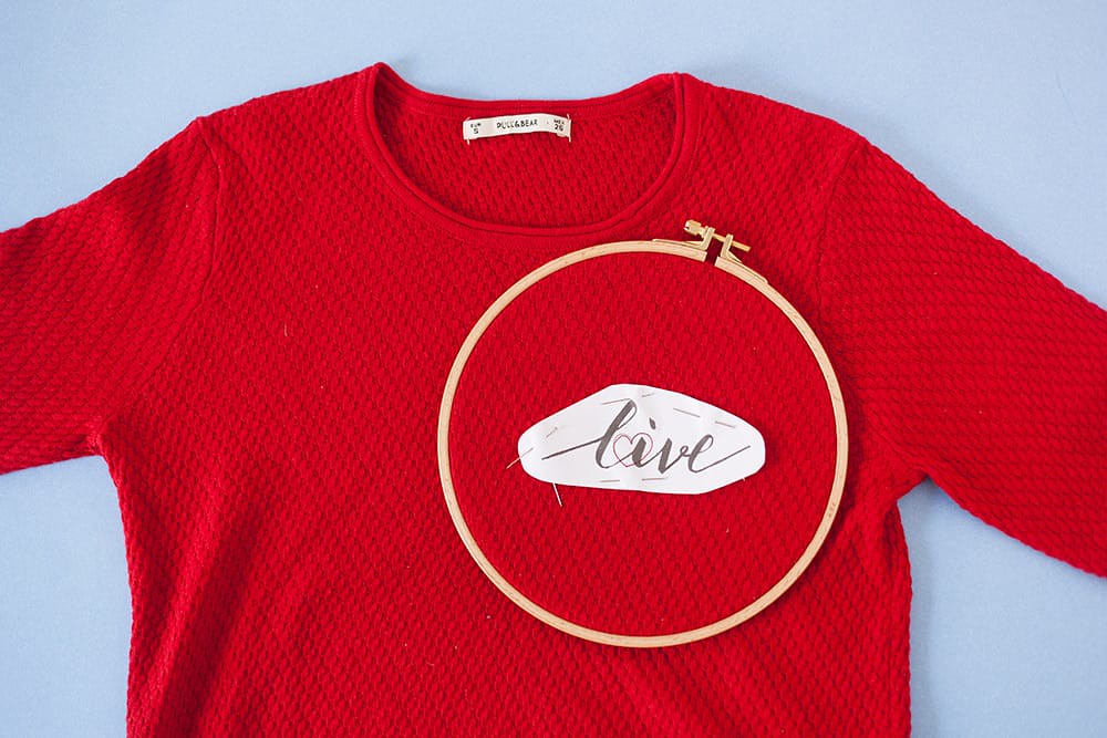 DIY Jersey bordado con palabras · DIY Word embroidery jersey · Fábrica de Imaginación · Tutorial in Spanish