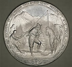 1909 Hudson-Fulton Exposition medal in aluminum