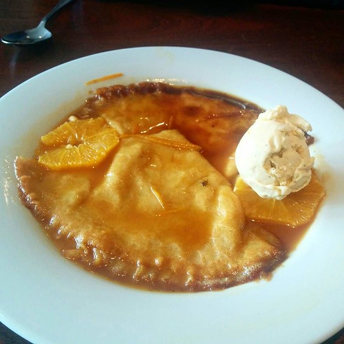 Crepes Suzette! This was a dinner plate! 😜