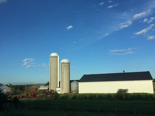 Farm,silo,Quebec