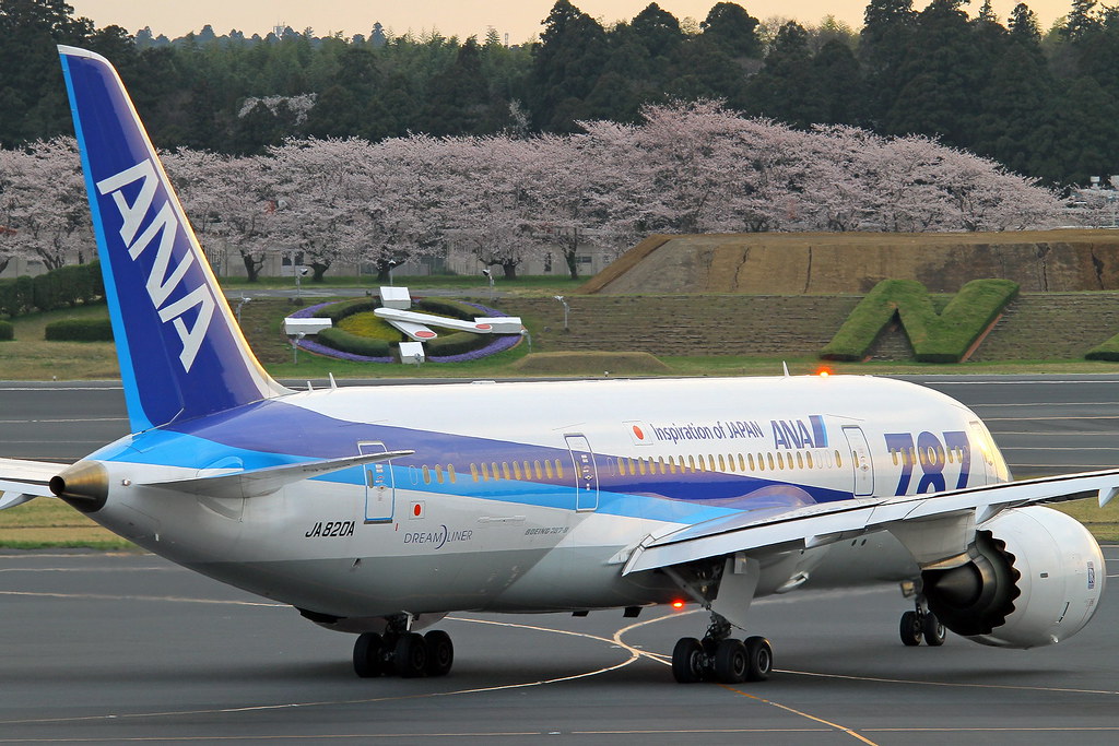 JA820A All Nippon Airways  Boeing 787-8 Dreamliner