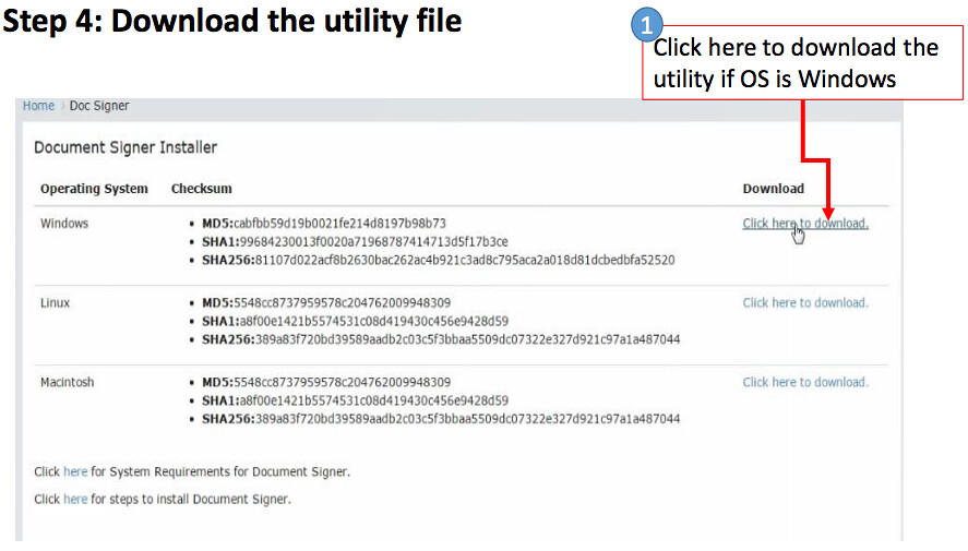 Download the utility file