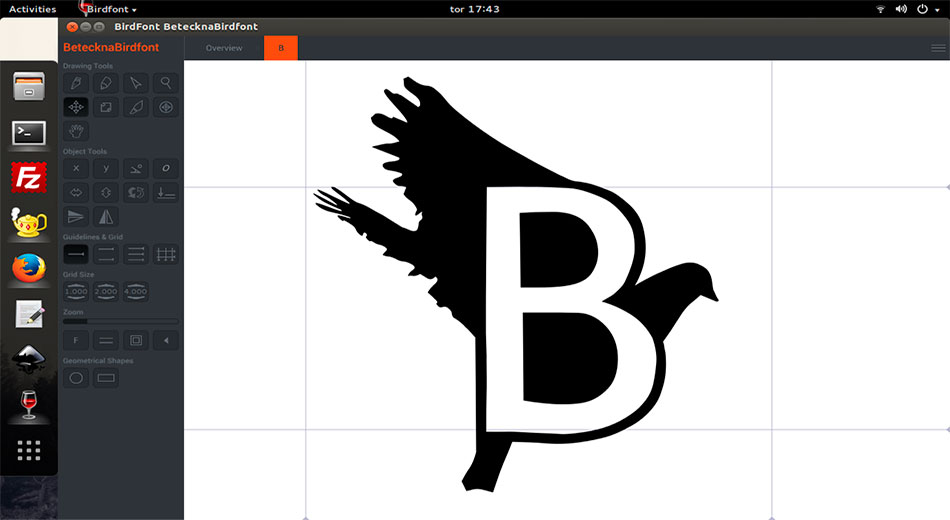 Conoce BirdFont programa multiplataforma para crear tipografías