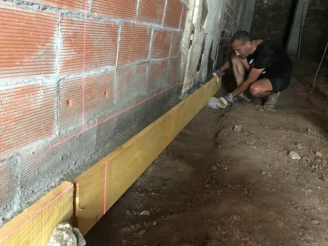 Concrete Foundation building a wall
