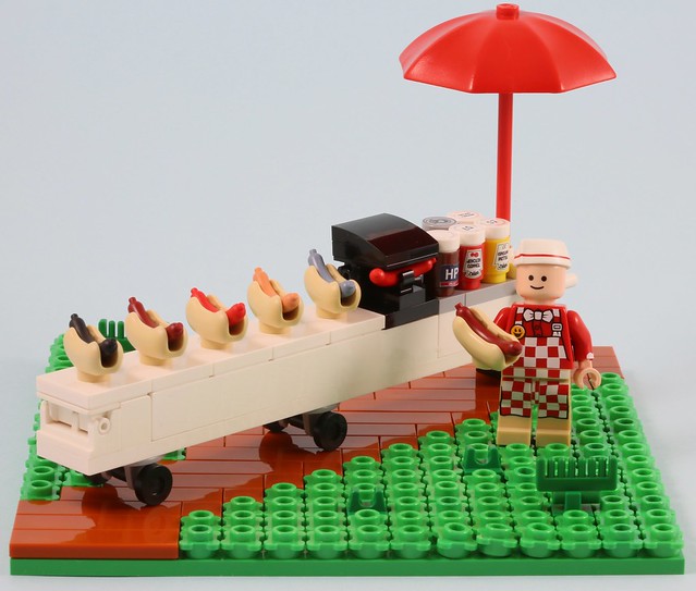 How do you like your LEGO hotdog?