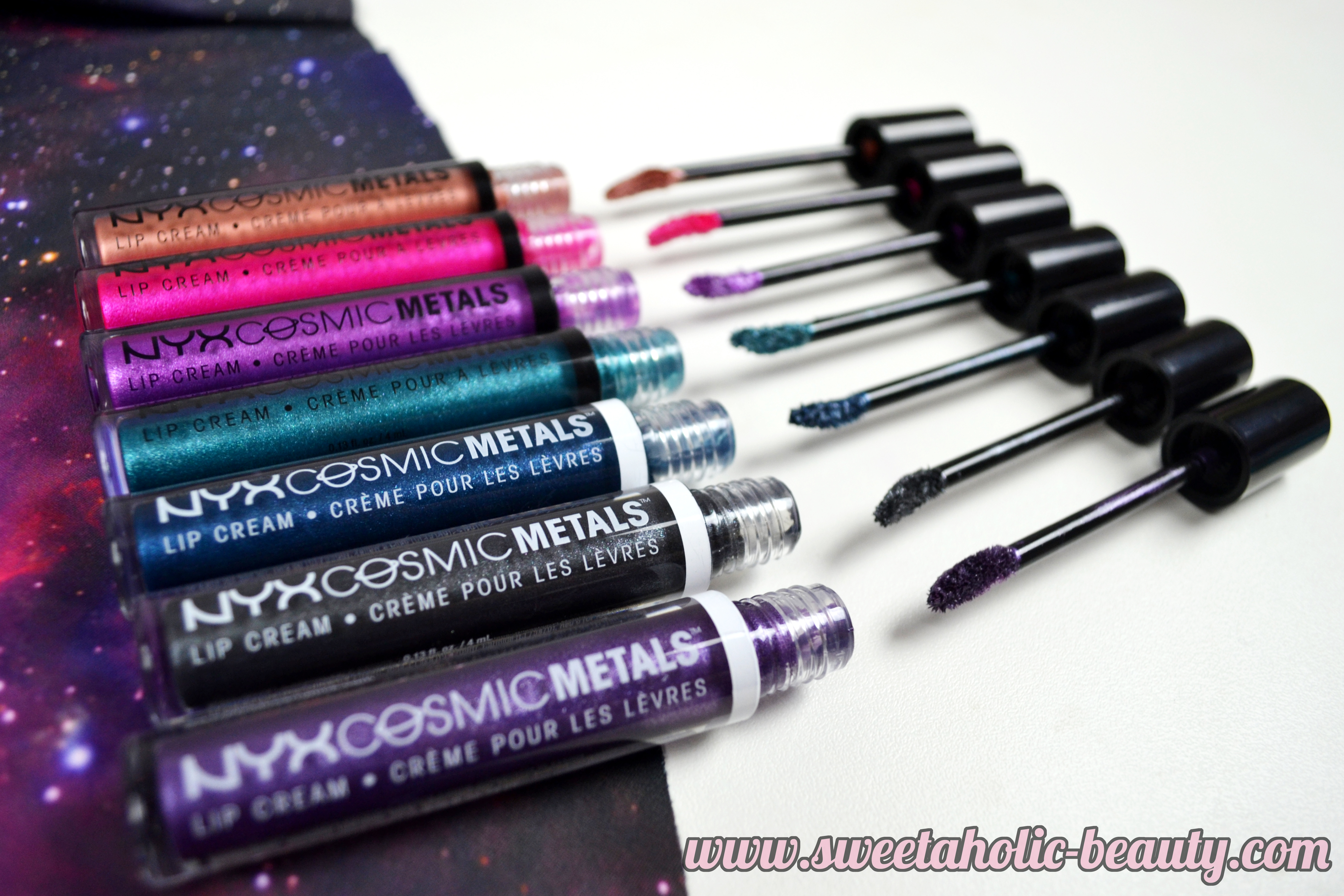 NYX Cosmetics Cosmic Metals Review & Swatches - Sweetaholic Beauty