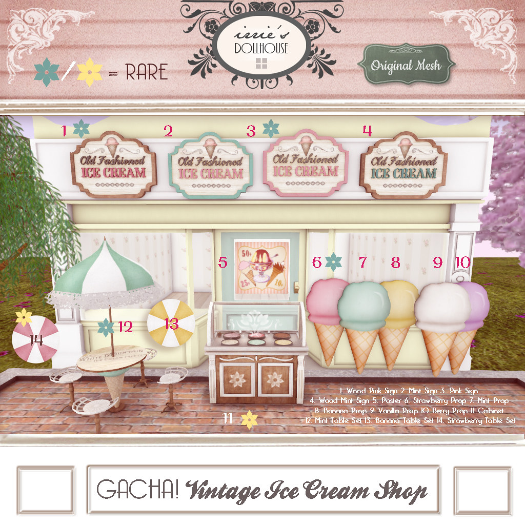 I { DH } Gacha! Vintage Ice Cream Shop