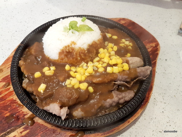 Teppan Curry Beef with Rice