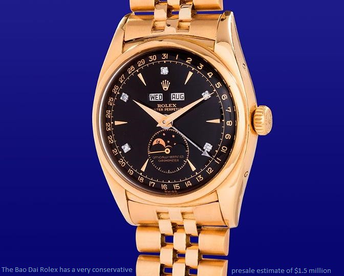Giải mã bí ẩn đồng hồ của vua Bảo Đại trị giá 114 tỷ đồng