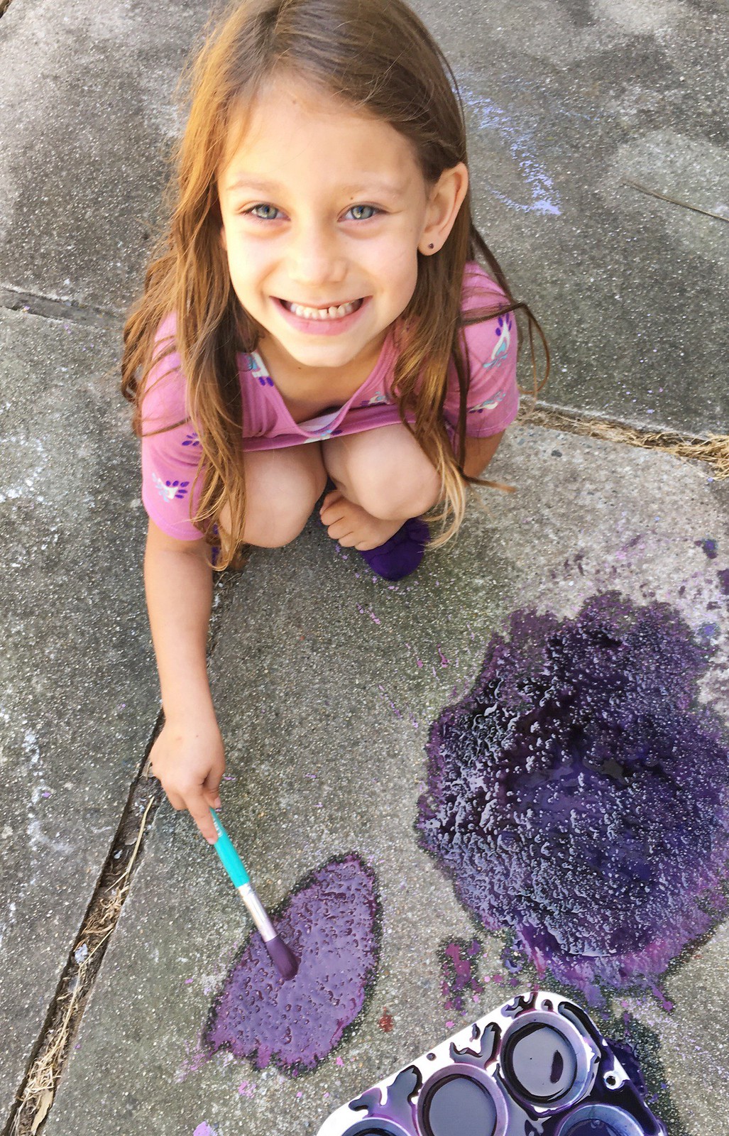 Chalk Painting // Purple {A Year of Color #6}