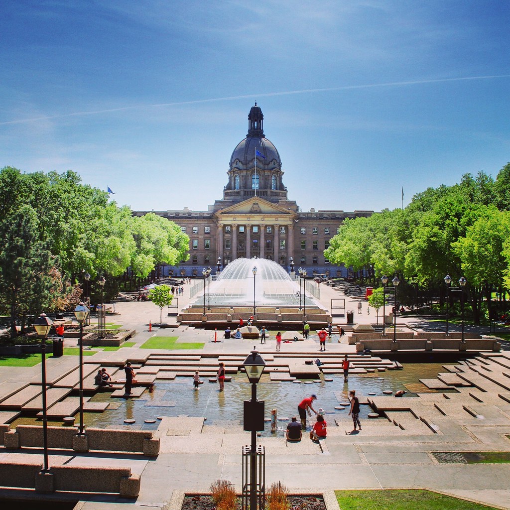 Alberta legislature building, Edmonton, Alberta, Canada