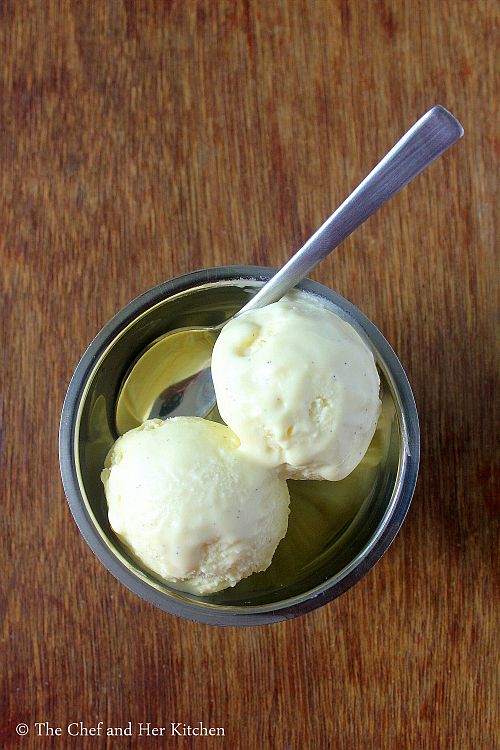 homemade vanilla icecream