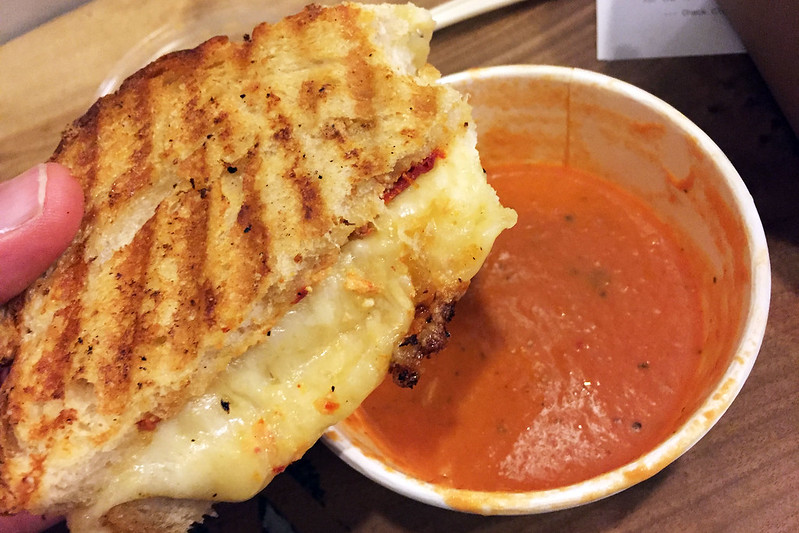 Grilled cheese + tomato soup