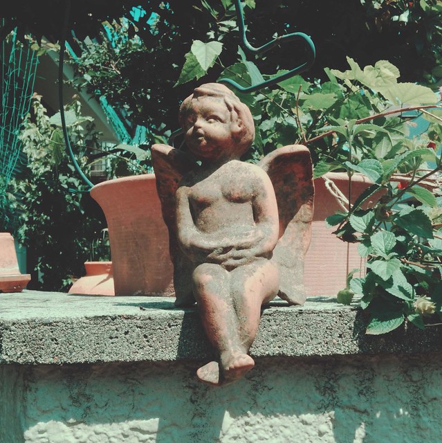 Small angel statue