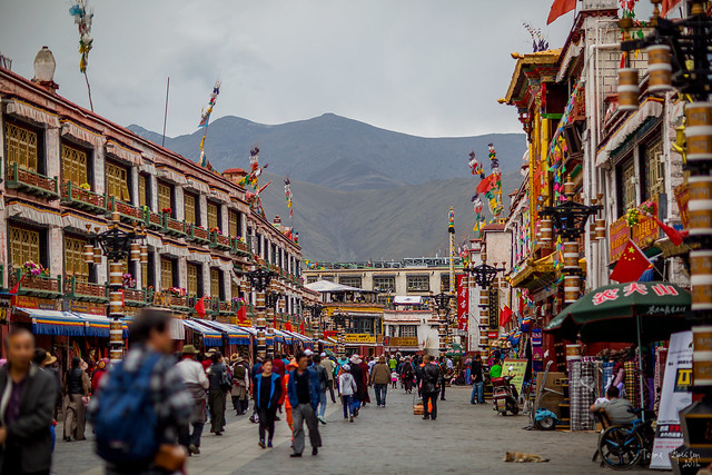 Lhasa. Barkhor Street