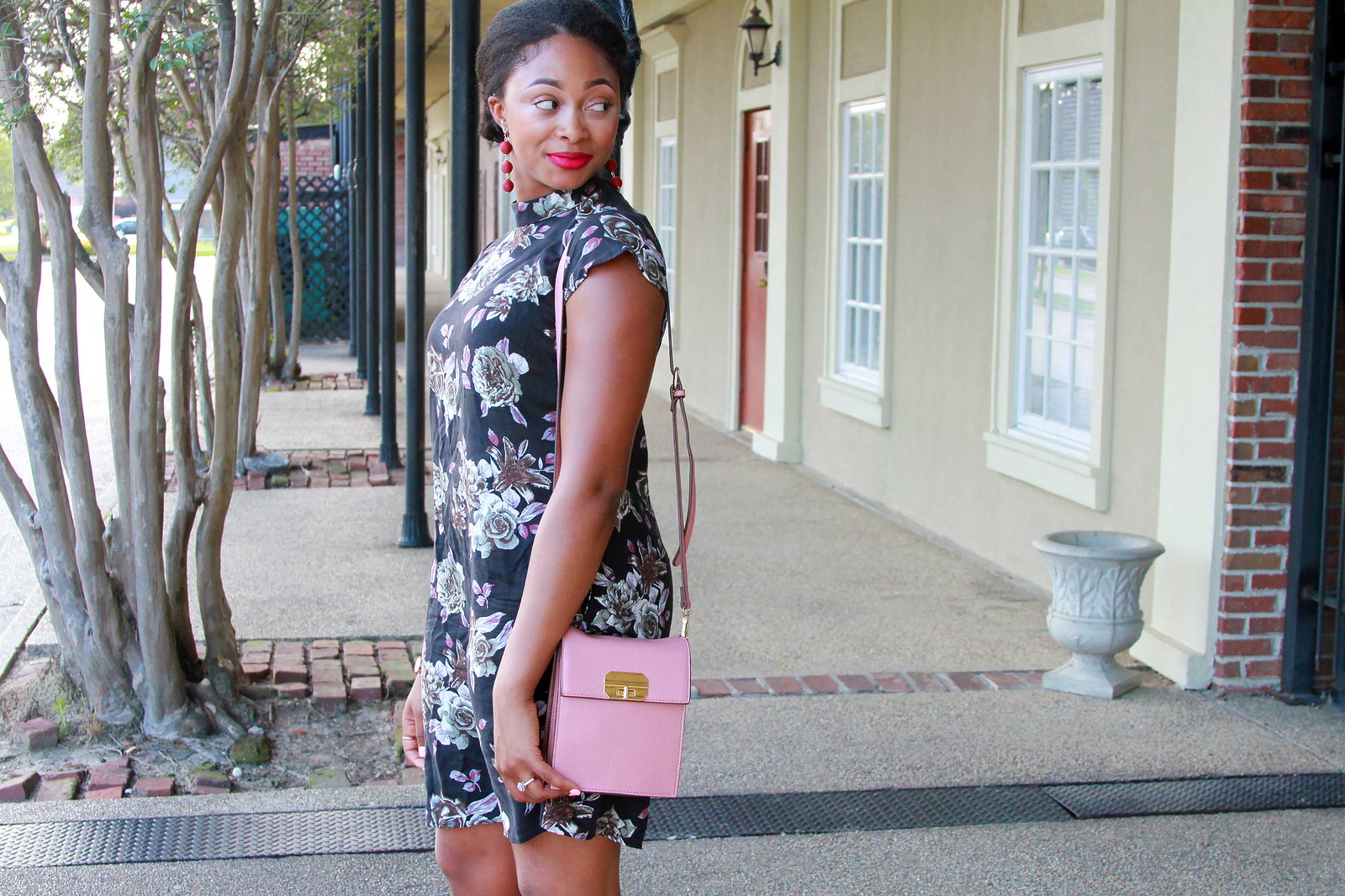 how to style a floral dress, candace hampton