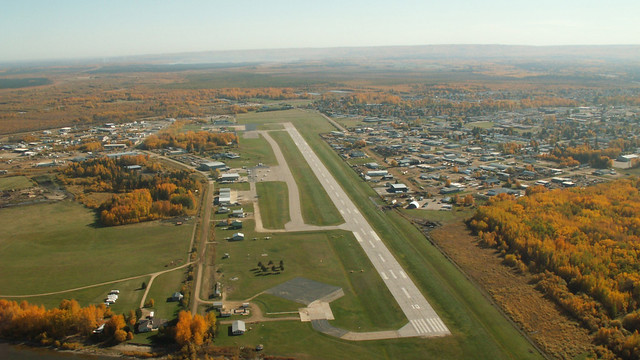 Slave Lake Airport runway