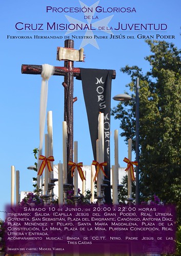 Cartel procesión Cruz Misional de Gran Poder