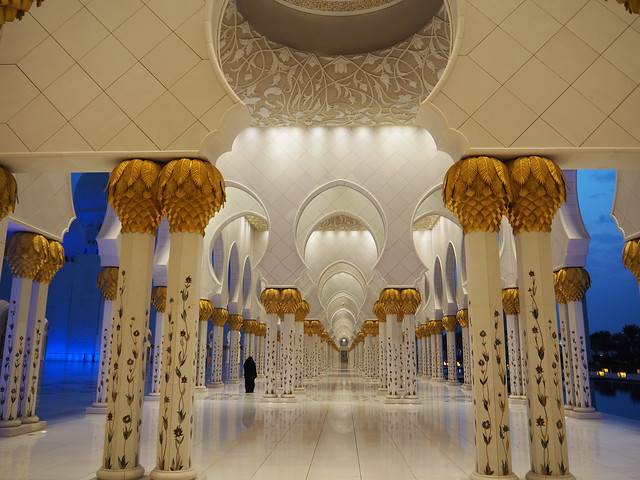 P1221626 Sheikh Zayed Grand Mosque(シェイク・ザイード・グランド・モスク/مركز جامع الشيخ زايد الكبير) アブダビ abudhabi