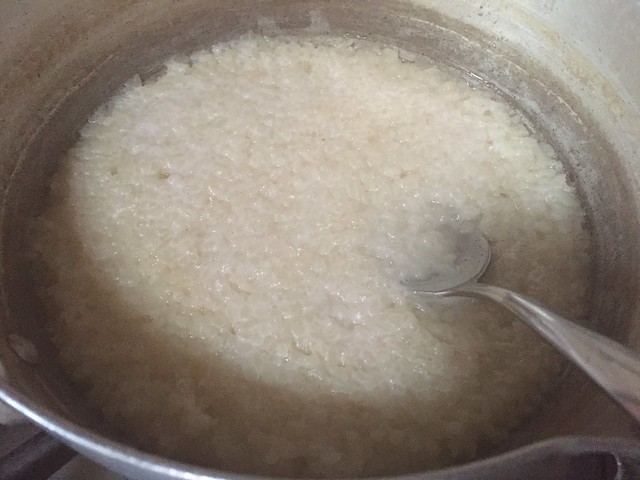 Koji porridge prepared