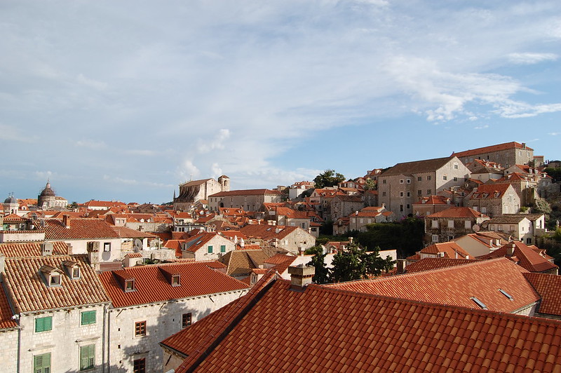Tejados rojos de Dubrovnik