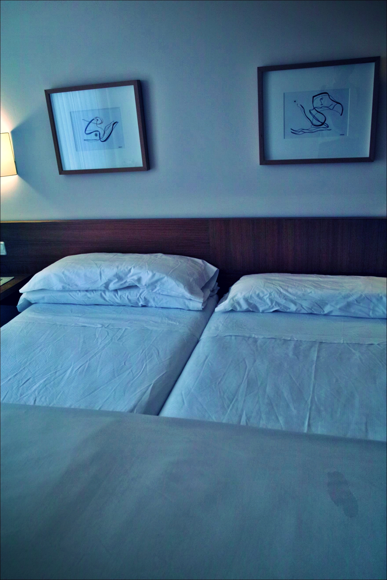 침대-'그란 호텔 빅토리아, 산탄데르, 스페인 (Gran Hotel Victoria, Santander, Spain)'