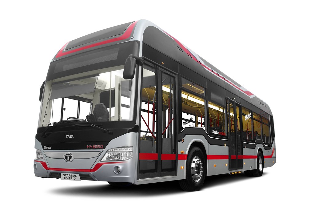 Tata hybrid bus