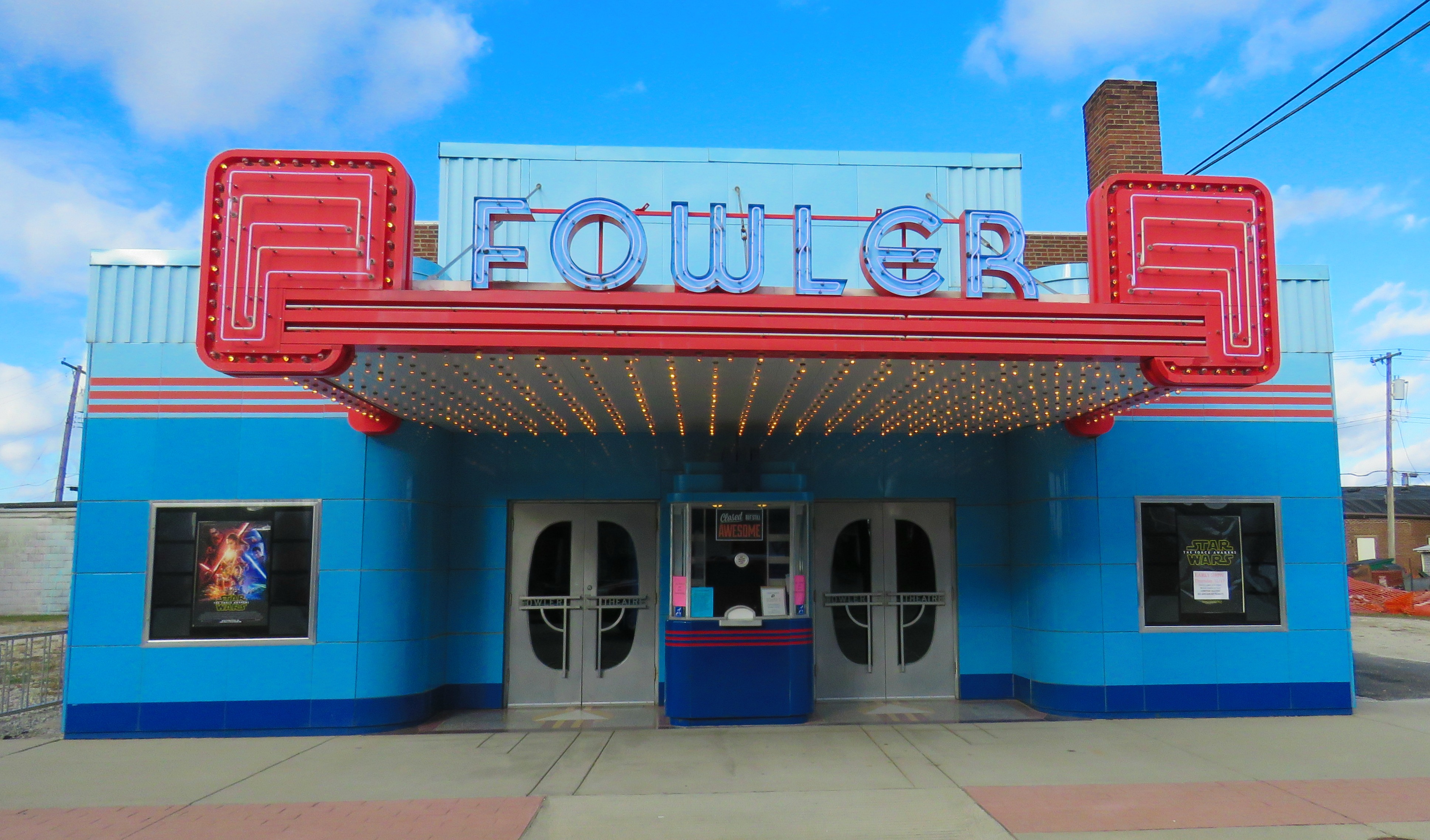 Fowler Theatre - 111 East 5th Street, Fowler, Indiana U.S.A. - December 18, 2015
